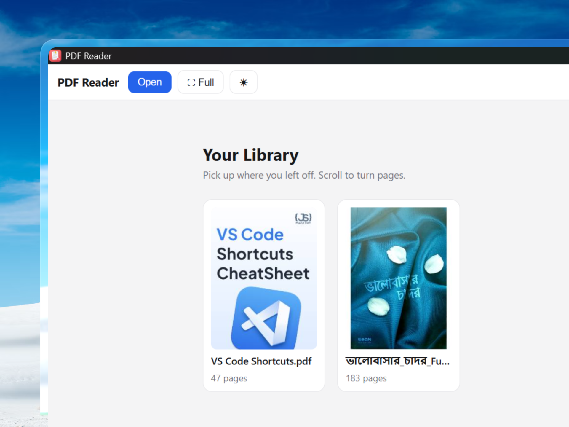 PDF Reader cover